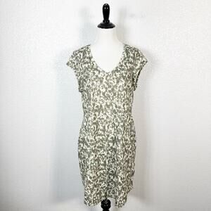 The North‎ Face Womens EZ Tee Short Sleeve Active Dress in Green Print Size M